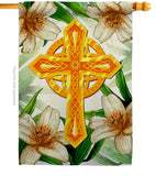 Cross - Faith & Religious Inspirational Vertical Impressions Decorative Flags HG103090 Made In USA