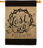 God Will Find You - Impressions Decorative Garden Flag G135255-BO