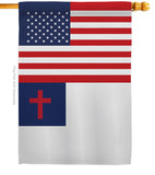 US Christian - Faith & Religious Inspirational Vertical Impressions Decorative Flags HG140858 Made In USA