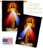 Jesus Divina Misericordia - Faith & Religious Inspirational Vertical Impressions Decorative Flags HG192159 Made In USA