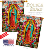 Our Lady of Guadalupe - Faith & Religious Inspirational Vertical Impressions Decorative Flags HG192338 Made In USA