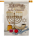 Yom Kippur - Faith & Religious Inspirational Vertical Impressions Decorative Flags HG192371 Made In USA