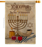 Yom Kippur - Faith & Religious Inspirational Vertical Impressions Decorative Flags HG192371 Made In USA