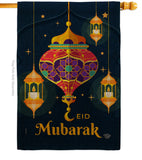 Eid Mubarak Festival - Faith & Religious Inspirational Vertical Impressions Decorative Flags HG192394 Made In USA