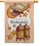 Happy Ramadan - Faith & Religious Inspirational Vertical Impressions Decorative Flags HG192402 Made In USA