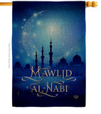 Mawlid al Nabi - Faith & Religious Inspirational Vertical Impressions Decorative Flags HG192414 Made In USA