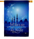 Mawlid al Nabi - Faith & Religious Inspirational Vertical Impressions Decorative Flags HG192414 Made In USA