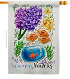 Persian New Year - Faith & Religious Inspirational Vertical Impressions Decorative Flags HG192443 Made In USA