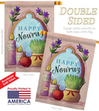 Celerate Nowruz - Faith & Religious Inspirational Vertical Impressions Decorative Flags HG192445 Made In USA