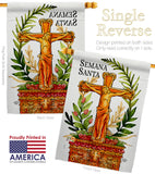 Semana Santa - Faith & Religious Inspirational Vertical Impressions Decorative Flags HG192458 Made In USA