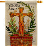 Semana Santa - Faith & Religious Inspirational Vertical Impressions Decorative Flags HG192458 Made In USA