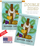 Blessing Semana Santa - Faith & Religious Inspirational Vertical Impressions Decorative Flags HG192460 Made In USA