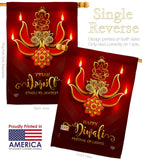 Festival of Lights - Faith & Religious Inspirational Vertical Impressions Decorative Flags HG192472 Made In USA