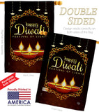 Celerate Diwali - Faith & Religious Inspirational Vertical Impressions Decorative Flags HG192473 Made In USA