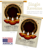 Deepawali - Faith & Religious Inspirational Vertical Impressions Decorative Flags HG192474 Made In USA