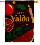 Shab-e Yalda - Faith & Religious Inspirational Vertical Impressions Decorative Flags HG192477 Made In USA