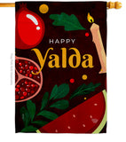 Shab-e Yalda - Faith & Religious Inspirational Vertical Impressions Decorative Flags HG192477 Made In USA