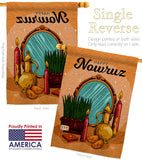 Happy Persian New Year - Faith & Religious Inspirational Vertical Impressions Decorative Flags HG192482 Made In USA