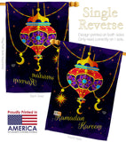 Ramadan Greeting - Faith & Religious Inspirational Vertical Impressions Decorative Flags HG192487 Made In USA