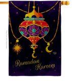 Ramadan Greeting - Faith & Religious Inspirational Vertical Impressions Decorative Flags HG192487 Made In USA