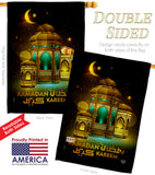 Happy Ramadan Wishes  - Faith & Religious Inspirational Vertical Impressions Decorative Flags HG192488 Made In USA