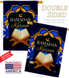 Happy Ramadan - Faith & Religious Inspirational Vertical Impressions Decorative Flags HG192489 Made In USA