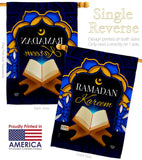 Happy Ramadan - Faith & Religious Inspirational Vertical Impressions Decorative Flags HG192489 Made In USA