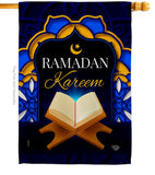 Happy Ramadan - Faith & Religious Inspirational Vertical Impressions Decorative Flags HG192489 Made In USA