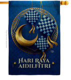 Hari Raya Aidilfitri - Faith & Religious Inspirational Vertical Impressions Decorative Flags HG192570 Made In USA