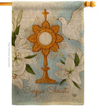 Corpus Christi - Faith & Religious Inspirational Vertical Impressions Decorative Flags HG192706 Made In USA