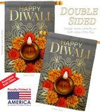 Festival Diwali - Faith & Religious Inspirational Vertical Impressions Decorative Flags HG192717 Made In USA