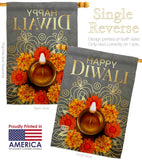 Festival Diwali - Faith & Religious Inspirational Vertical Impressions Decorative Flags HG192717 Made In USA