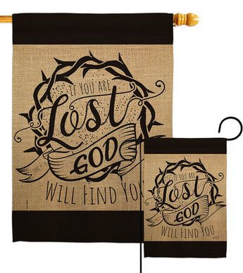 God Will Find You - Impressions Decorative Garden Flag G135255-BO