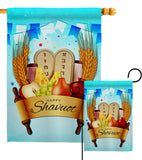 Happy Shavuot - Faith & Religious Inspirational Vertical Impressions Decorative Flags HG137531 Made In USA