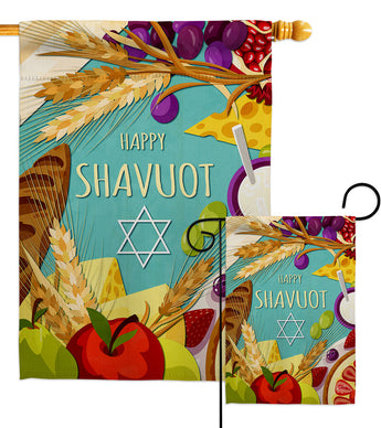 Feast of Weeks - Faith & Religious Inspirational Vertical Impressions Decorative Flags HG137533 Made In USA