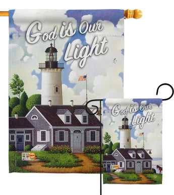 God is Our Light - Impressions Decorative Garden Flag G191067-BO