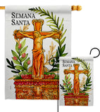 Semana Santa - Faith & Religious Inspirational Vertical Impressions Decorative Flags HG192458 Made In USA