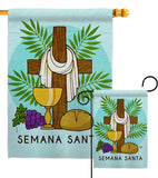 Blessing Semana Santa - Faith & Religious Inspirational Vertical Impressions Decorative Flags HG192460 Made In USA