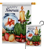 Nowruz - Faith & Religious Inspirational Vertical Impressions Decorative Flags HG192462 Made In USA