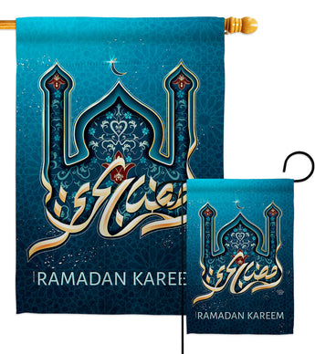 Ramadan Wishes  - Faith & Religious Inspirational Vertical Impressions Decorative Flags HG192490 Made In USA