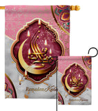 Happy Ramadan Kareem - Faith & Religious Inspirational Vertical Impressions Decorative Flags HG192495 Made In USA