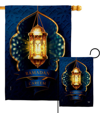 Blessed Ramadan - Faith & Religious Inspirational Vertical Impressions Decorative Flags HG192496 Made In USA