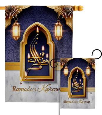 Bless Ramadan Kareen - Faith & Religious Inspirational Vertical Impressions Decorative Flags HG192529 Made In USA
