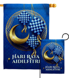 Hari Raya Aidilfitri - Faith & Religious Inspirational Vertical Impressions Decorative Flags HG192570 Made In USA