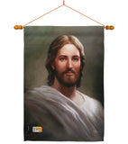 Our Savior - Faith & Religious Inspirational Vertical Impressions Decorative Flags HG103047 Made In USA