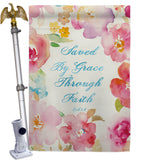 Saved by Grace - Impressions Decorative Garden Flag G153066-BO