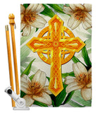 Cross - Faith & Religious Inspirational Vertical Impressions Decorative Flags HG103090 Made In USA