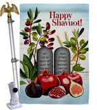 Chag Sameach - Faith & Religious Inspirational Vertical Impressions Decorative Flags HG103092 Made In USA