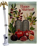 Chag Sameach - Faith & Religious Inspirational Vertical Impressions Decorative Flags HG103092 Made In USA