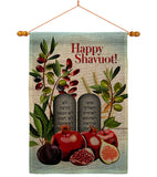 Chag Sameach - Faith & Religious Inspirational Vertical Impressions Decorative Flags HG103092 Made In USA